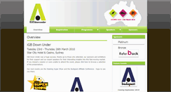 Desktop Screenshot of igbdownunder.com